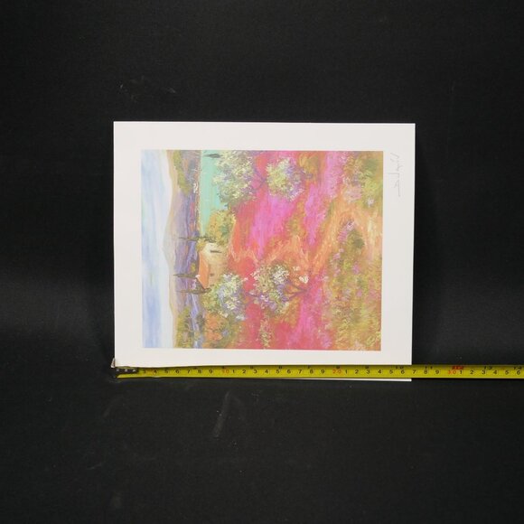 "Arrivee Au Lac" By Duaiv Signed Seriolithograph - Picture 5 of 5